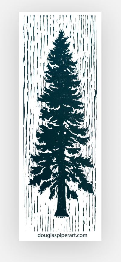 Lonesome Fir Sticker